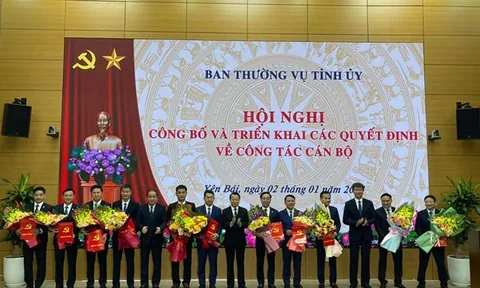 Yên Bái luân chuyển, điều động 11 cán bộ quan trọng