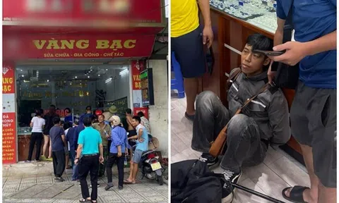 Thanh niên cướp tiệm vàng ở Phú Thọ bị bắt khi chưa dọa được ai