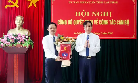 Công bố quyết định điều động và bổ nhiệm Hiệu trưởng Trường Cao đẳng Lai Châu