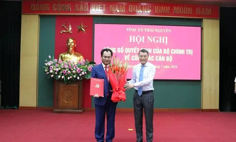 Bộ Chính trị chuẩn y đồng chí Trịnh Việt Hùng giữ chức vụ Bí thư Tỉnh ủy Thái Nguyên, nhiệm kỳ 2020 - 2025