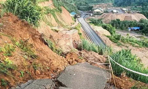 Bản người Mông bị cô lập, nhà dân thiệt hại do mưa lớn tại Yên Bái
