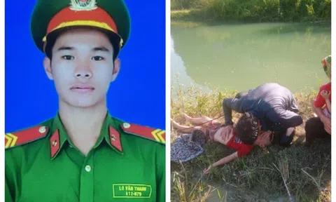 Chiến sỹ Công an kịp thời cứu sống hai cháu nhỏ bị đuối nước ở Lai Châu