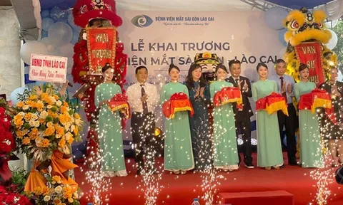 Khai trương bệnh viện mắt Sài Gòn Lào Cai