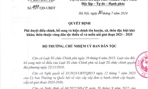 Lào Cai có thêm 21 thôn được phê duyệt thuộc vùng đồng bào dân tộc thiểu số và miền núi giai đoạn 2021 - 2025