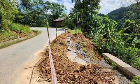 Tuyến quốc lộ huyết mạch qua Cao Bằng sạt lở, xuống cấp