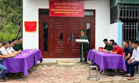 Trao 5 "Nhà đồng đội" cho cán bộ Bộ đội Biên phòng Lào Cai