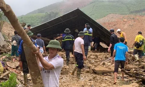 Tìm thấy những nạn nhân cuối cùng trong vụ sạt lở nhà điều hành thủy điện tại xã Nậm Lúc