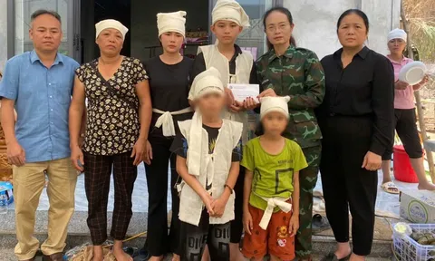 45 trẻ mồ côi sau bão lũ ở Lào Cai cần được đỡ đầu