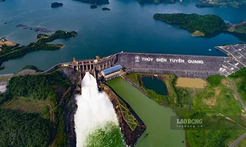 3 nhà máy thủy điện ở Tuyên Quang mở cửa xả lũ