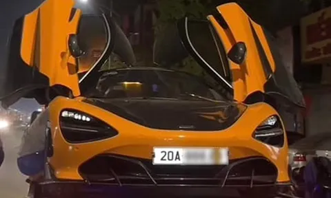 Siêu xe McLaren 720S đầu tiên mang biển số Thái Nguyên