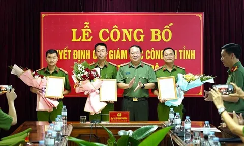 Công an Điện Biên điều động, luân chuyển nhiều cán bộ