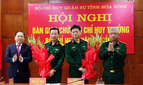 Bộ Chỉ huy Quân sự tỉnh Hoà Bình có thủ trưởng mới