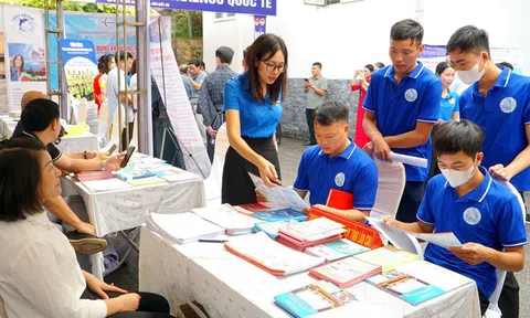 Hàng trăm lao động Lào Cai tham gia ngày hội việc làm