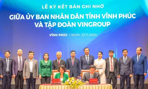 Vĩnh Phúc và Vingroup ký hợp tác chuyển đổi xanh