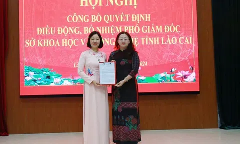 Lào Cai có nữ Phó Giám đốc Sở Khoa học và Công nghệ