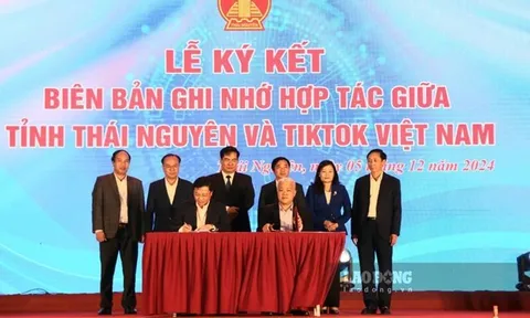 Thái Nguyên ký kết hợp tác với Tiktok