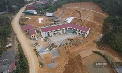 Trường mầm non chục tỉ ở vùng cao Yên Bái sắp hoàn thiện