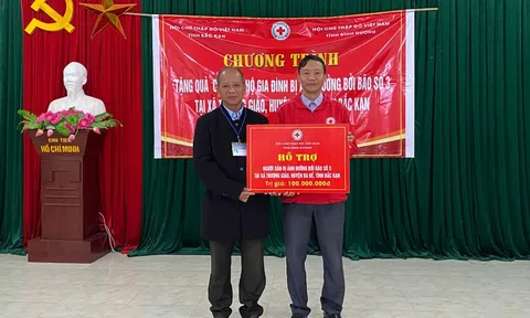 100 hộ dân xã Thượng Giáo được nhận hỗ trợ sau ảnh hưởng của bão số 3