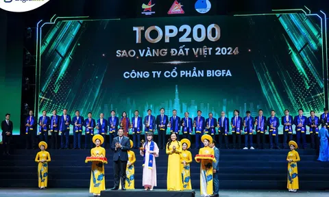 Bigfa - Top 200 doanh nghiệp nhận giải thưởng Sao Vàng Đất Việt 2024