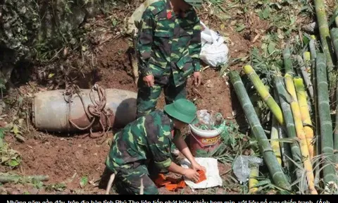 Phát hiện quả bom nặng khoảng 250 kg tại Phú Thọ