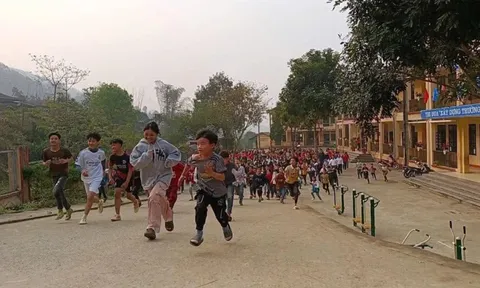 Học sinh Yên Bái tích cực tham gia Ngày chạy Olympic vì sức khỏe toàn dân