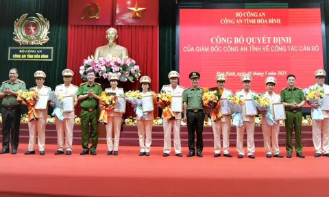 Một trưởng phòng, 9 phó phòng Công an Hòa Bình xin nghỉ trước tuổi