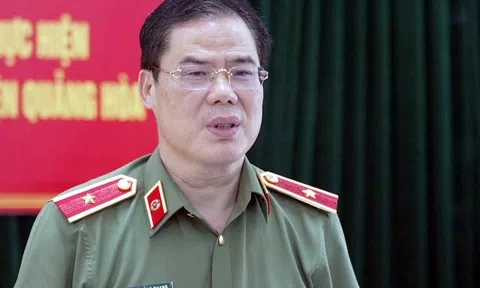 Giám đốc Công an Cao Bằng Vũ Hồng Quang được thăng cấp bậc hàm Thiếu tướng