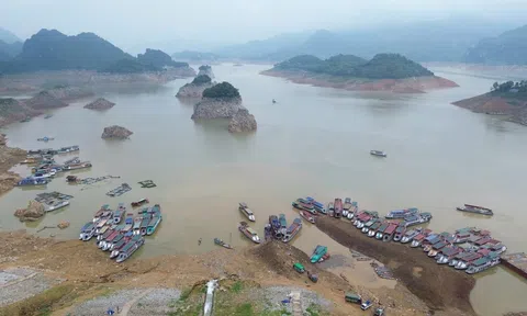 Giám đốc công ty thuỷ điện nêu lý do mực nước hồ Hoà Bình tụt 40m
