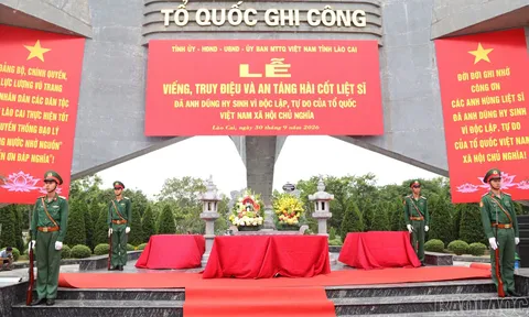 Tổng duyệt Lễ viếng, truy điệu và an táng hài cốt liệt sĩ