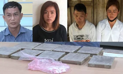 Lai Châu bắt 4 đối tượng buôn bán ma túy, thu giữ 11,5 bánh heroin