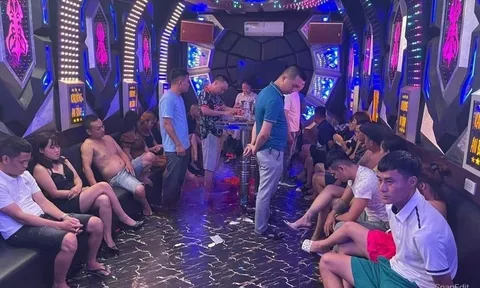 Gần 20 đối tượng mở tiệc sinh nhật ma túy tại quán hát ở Phú Thọ