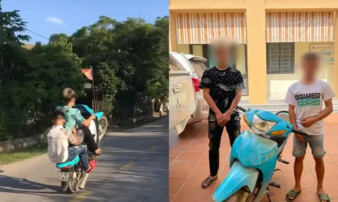Cao Bằng: Xử lý 2 thanh niên bốc đầu xe mô tô qua video trên mạng xã hội