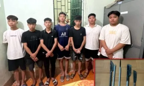 Lào Cai: Chặn đứng vụ hỗn chiến, thu loạt hung khí tự chế