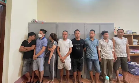 Triệt phá sới bạc bắt giữ 8 đối tượng tại Hà Giang