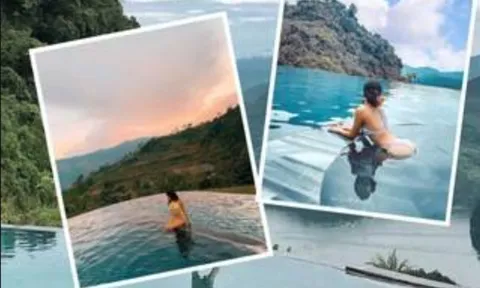 4 bể bơi vô cực "nhìn là muốn đi" ở vùng núi phía Bắc: View thung lũng đẹp mê mẩn, lại còn điều chỉnh nhiệt độ theo mùa