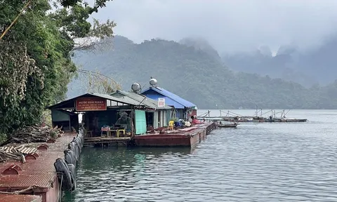 Hàng loạt bè nổi tự phát gây “nhếch nhác” lòng hồ Hòa Bình