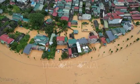 Mưa lớn ở Cao Bằng gây ngập úng, nhiều tuyến đường bị sạt lở