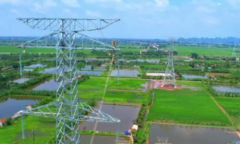 Toàn cảnh đường dây 500kV Lào Cai - Vĩnh Yên