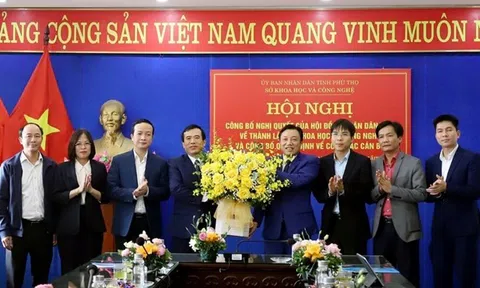 Công bố các lãnh đạo Sở Khoa học và Công nghệ Phú Thọ