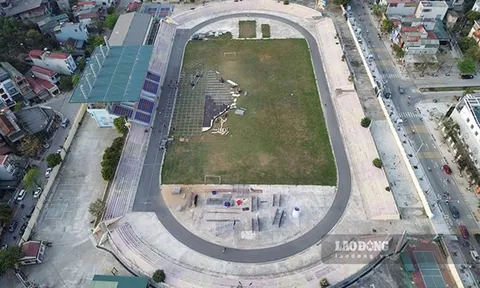 Sân vận động tỉnh Điện Biên sau 1 năm sửa chữa, nâng cấp