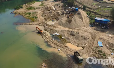 Bắc Kạn: Mỏ cát sỏi Nà Đeo bị phản ánh gây ô nhiễm môi trường nghiêm trọng