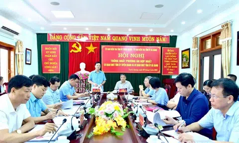 Thống nhất sáp nhập Ủy ban Kiểm tra 2 tỉnh Tuyên Quang và Hà Giang