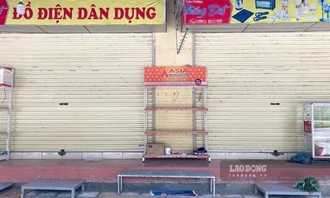 Nhiều cửa hàng, kiốt ở Điện Biên đóng cửa bất thường