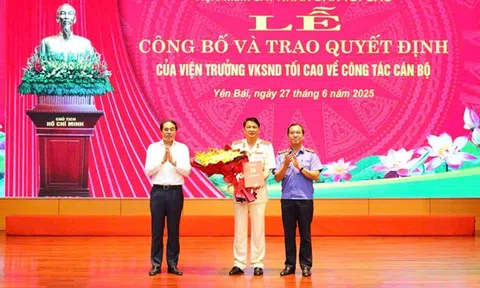 Bổ nhiệm lãnh đạo Viện Kiểm sát tỉnh Lào Cai sau hợp nhất
